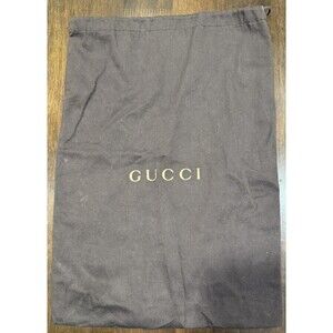 Gucci Brown  Dust Bag Drawstring Pouch 17” X 12”
